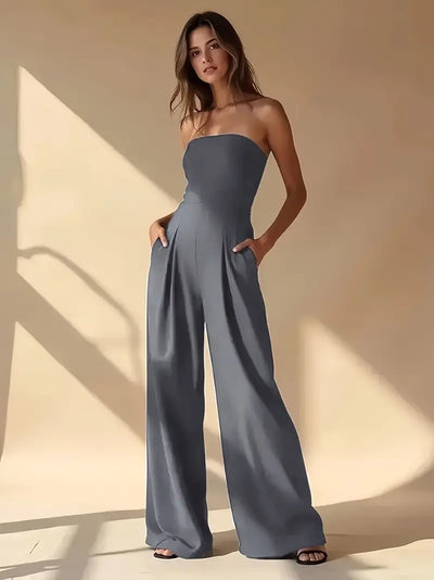 Aleia | Elegant Wide-Leg Jumpsuit